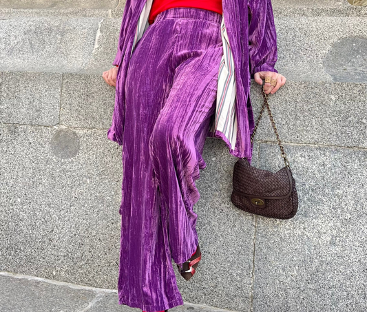 Pantalón Terciopelo Morado