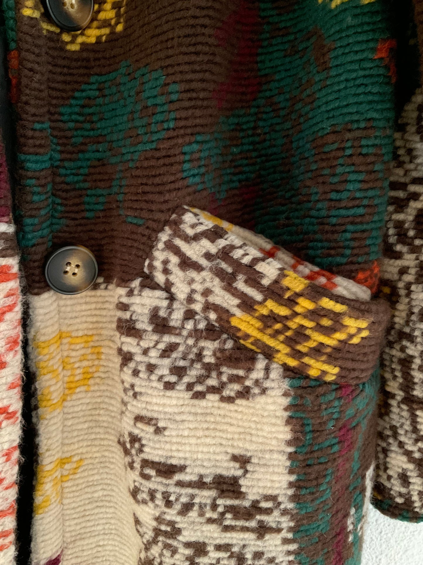 Abrigo Jacquard Multicolor