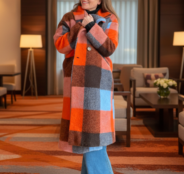 Abrigo cuadros Timanfaya