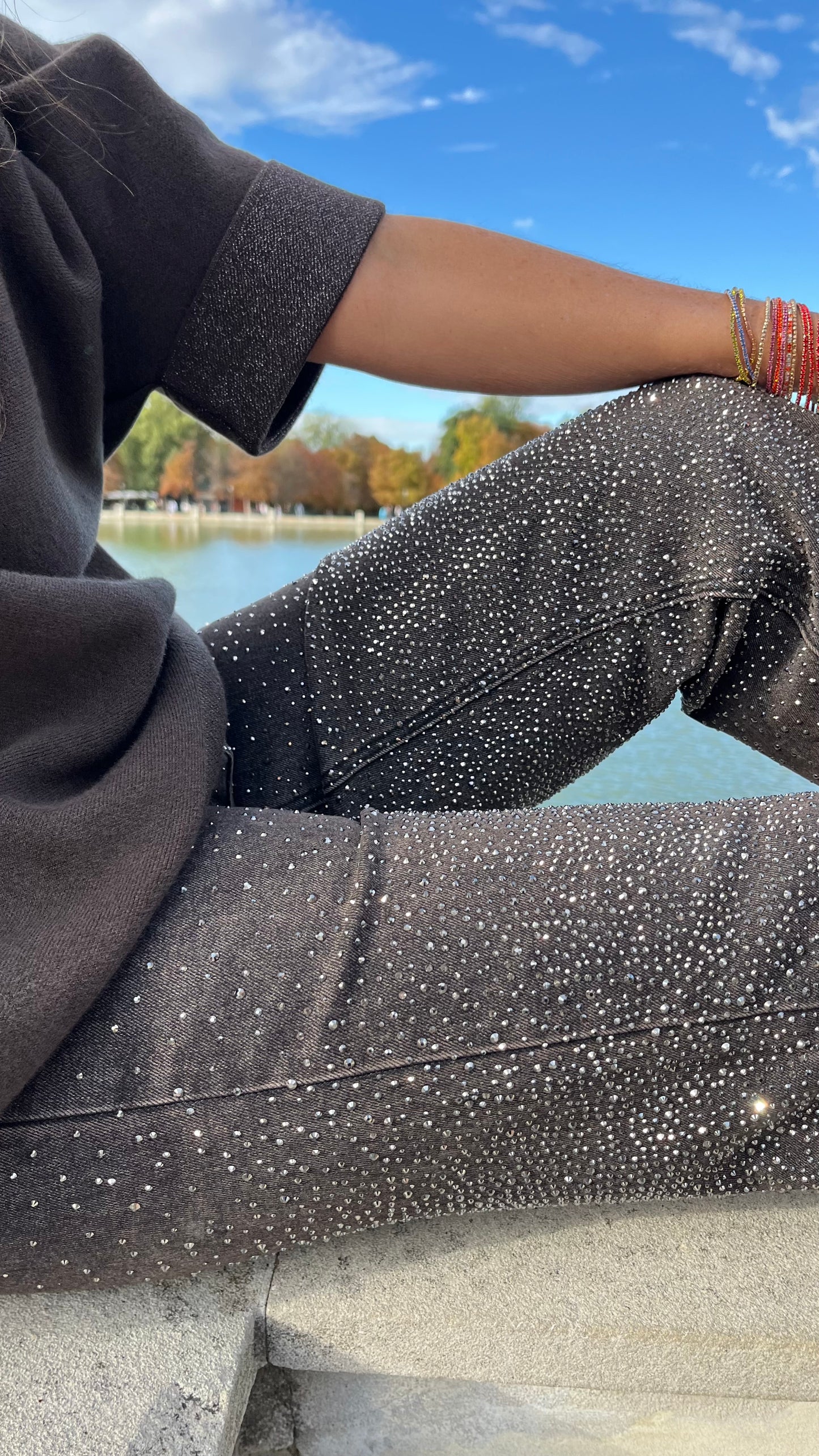 Pantalón brilli marrón