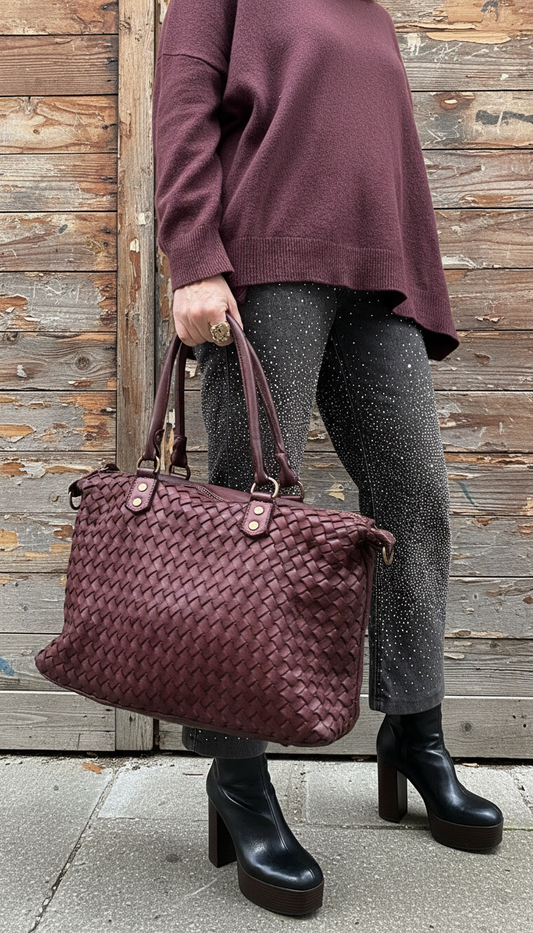 Bolso Todoterreno Burdeos