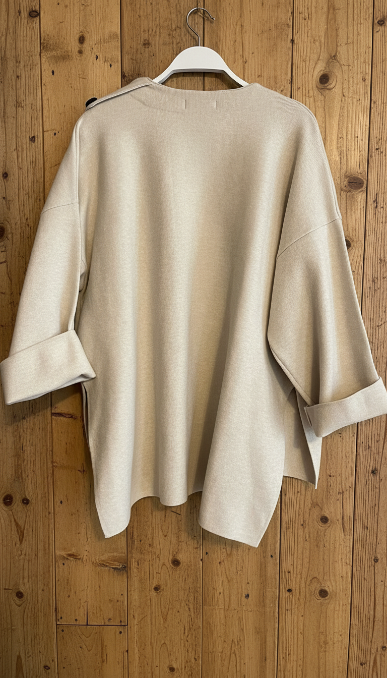 Chaqueta de punto estructurada