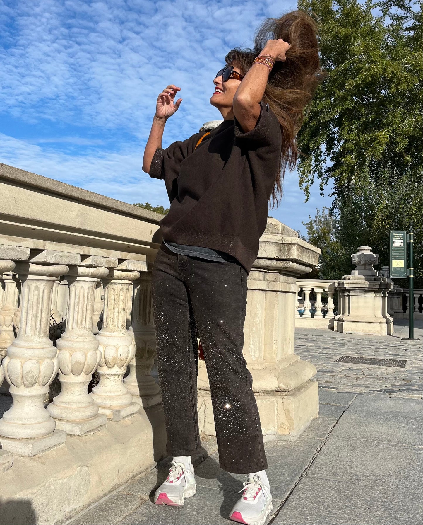 Pantalón brilli marrón