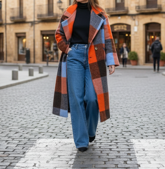 Abrigo cuadros Timanfaya