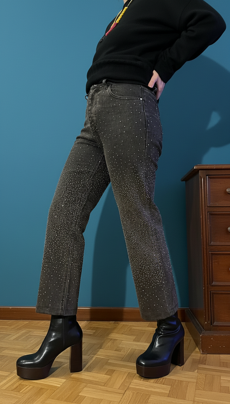 Pantalón brilli marrón