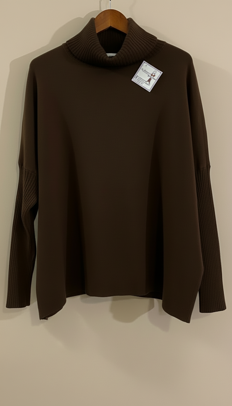 Jersey de punto manga canalé