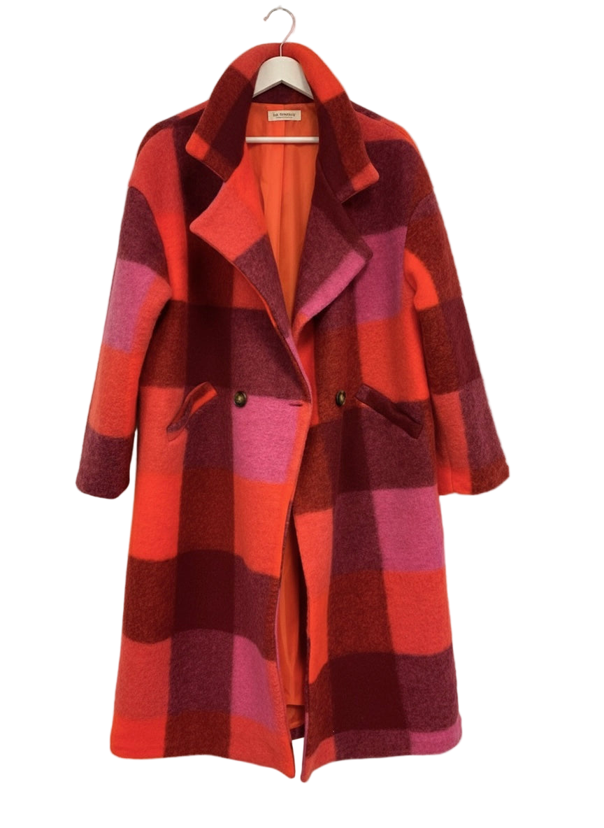 Abrigo de lana Fuego