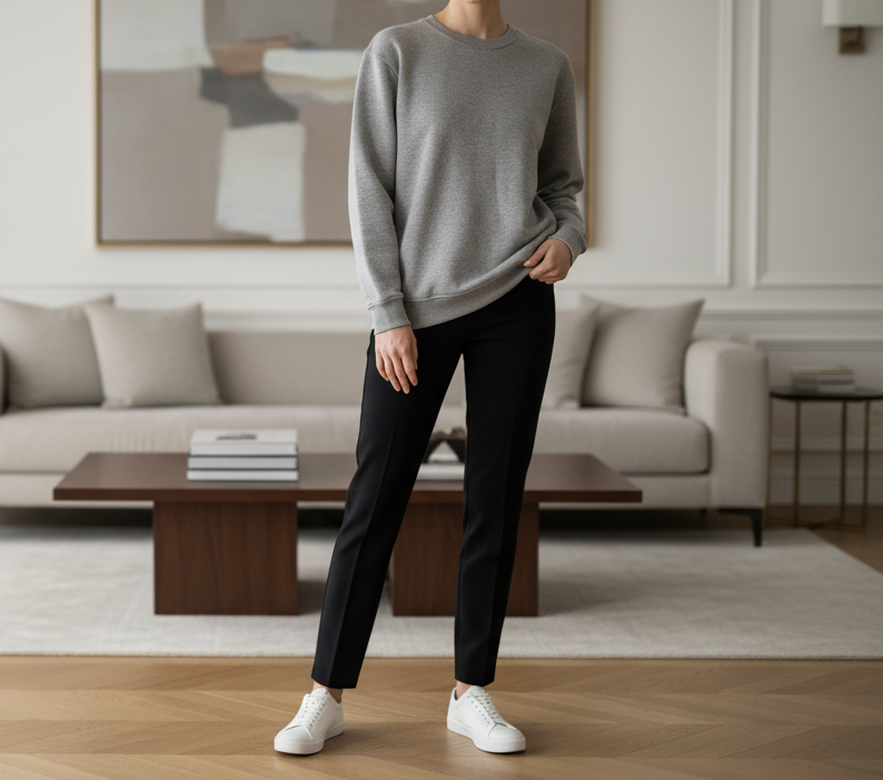 Sudadera gris unisex algodón