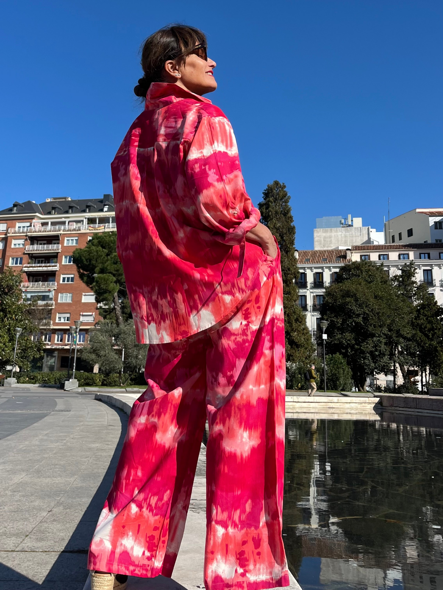 Set Tie-Dye Fucsia Coral