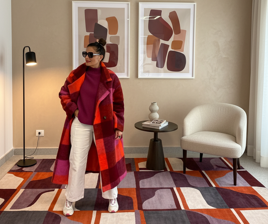 Abrigo de lana Fuego