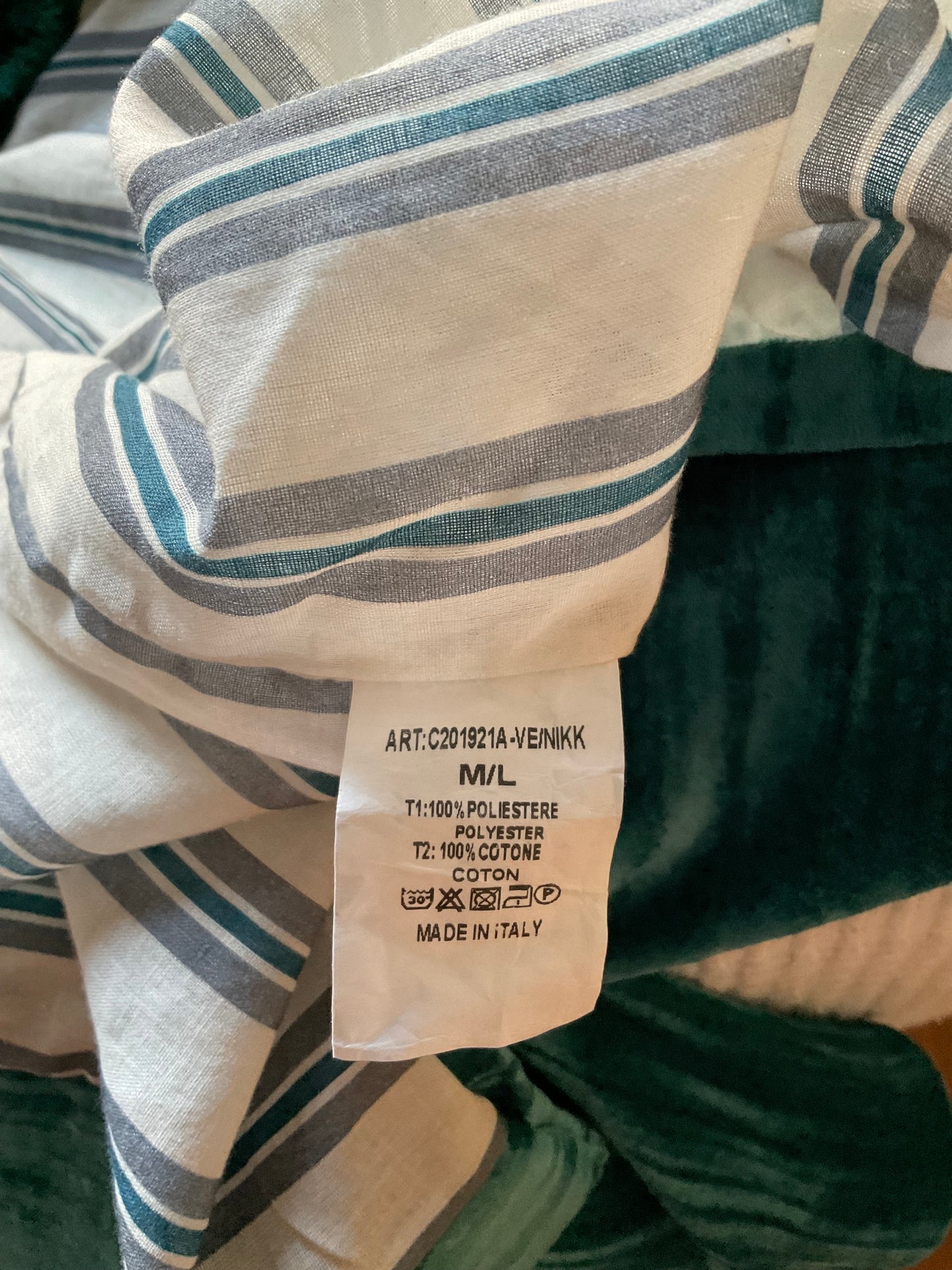 Americana de terciopelo