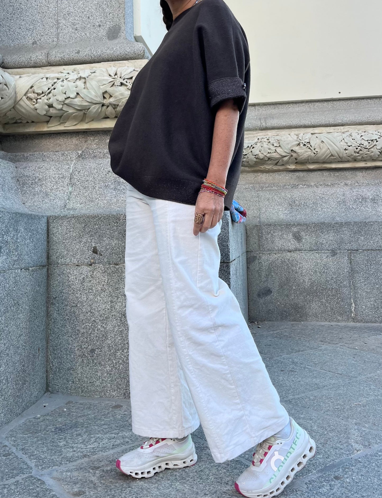 Jersey oversize Marron / Marsella / Crudo / Blanco / Gris / Teja