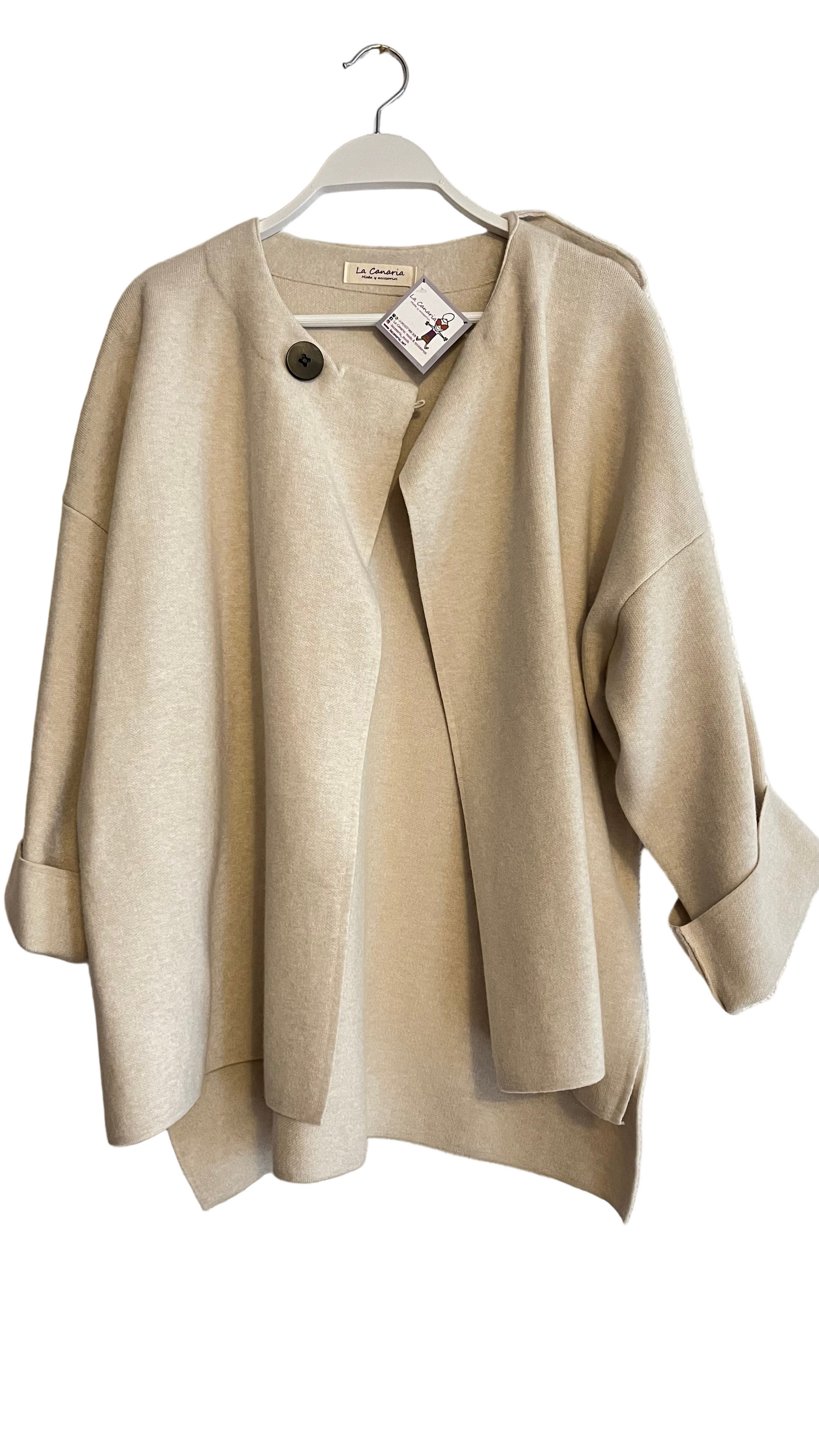 Chaqueta de punto estructurada