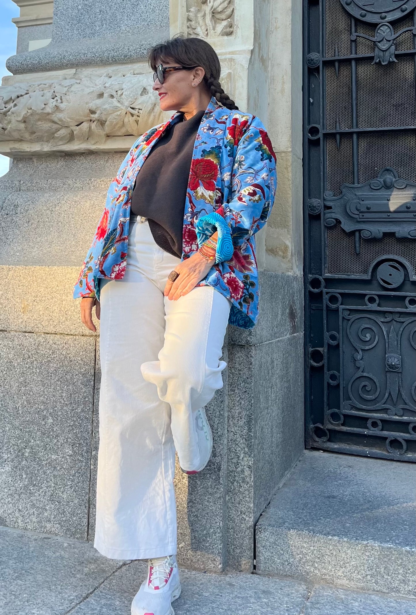 Chaqueta Reversible Azul Florencia