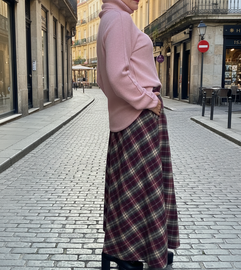 Jersey de punto Rosa empolvado