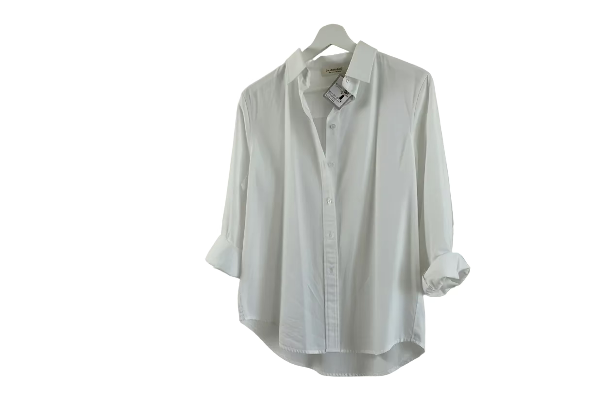 Camisas Blancas de Algodón y Tencel para Mujer