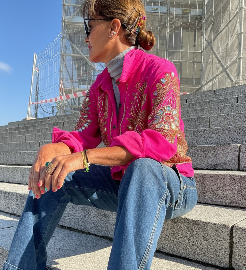 Cazadora barbie joya