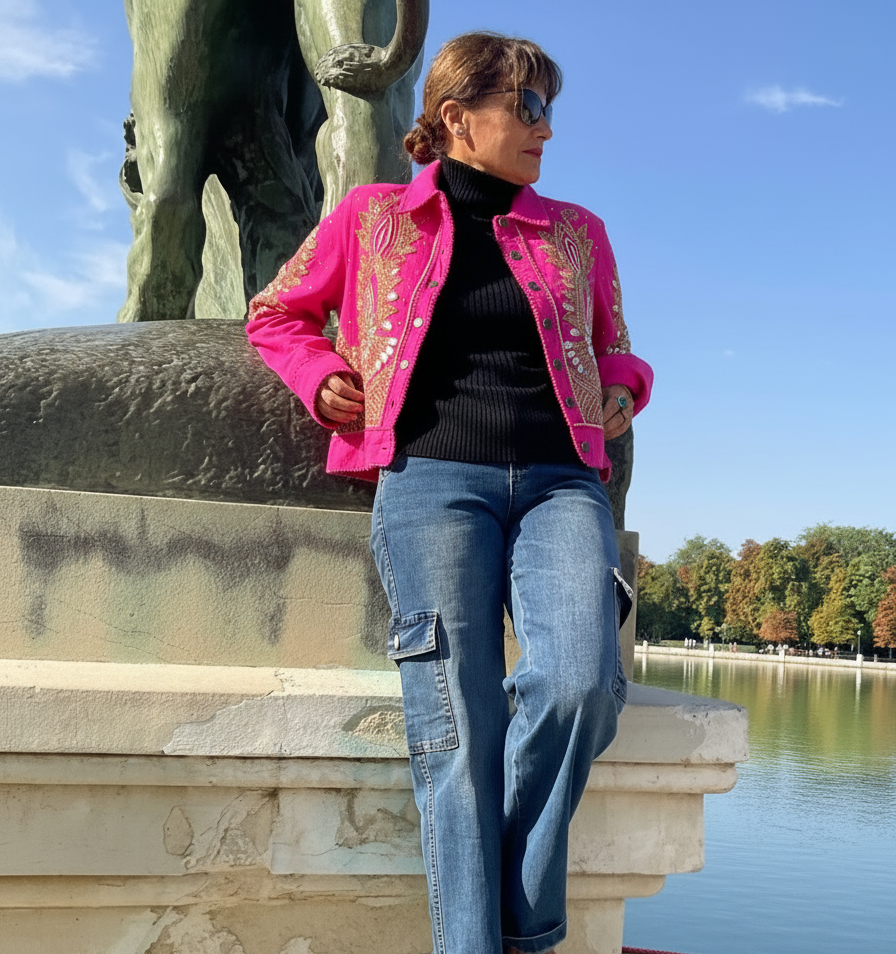 Cazadora barbie joya