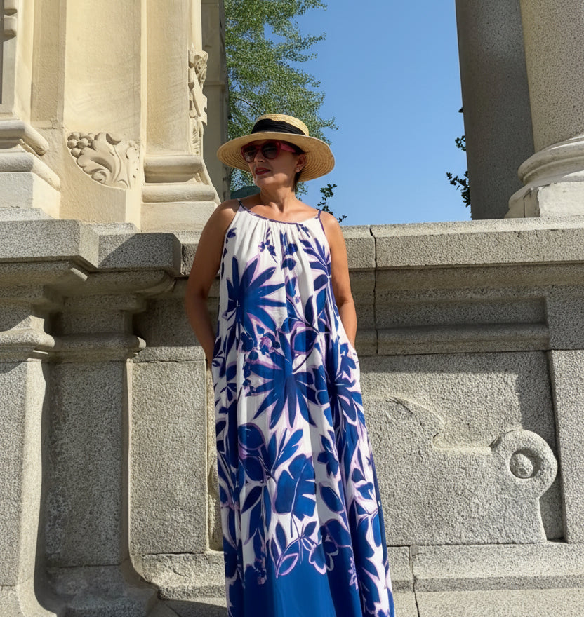 Vestido largo tirantes