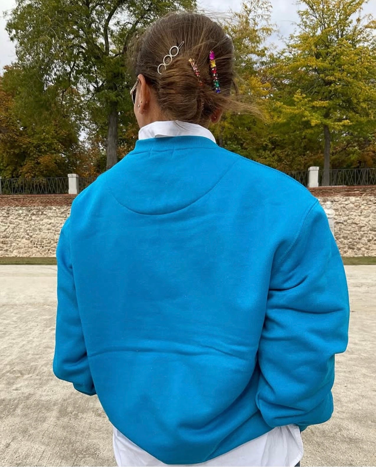 Sudadera Unisex azul cielo